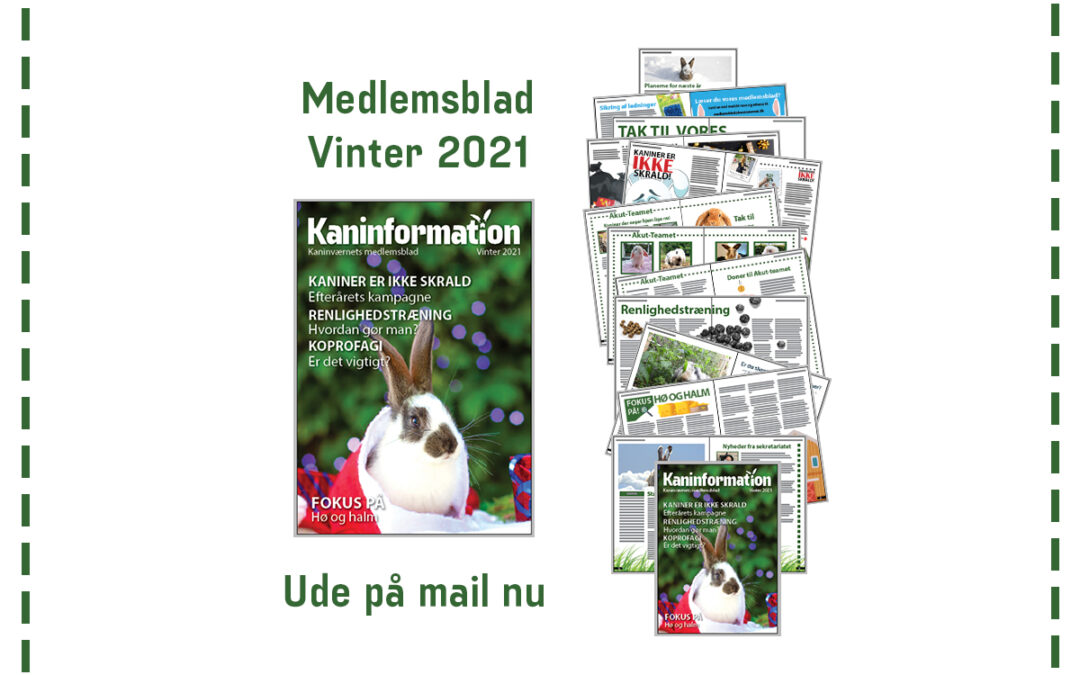 Nyt medlemsblad ude nu!